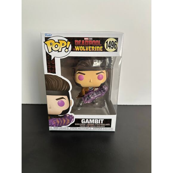 Gambit #1496 – Deadpool & Wolverine Funko Pop (Excellent Condition) - Picture 1 of 6